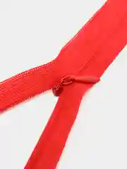 Красный молния потайная, 25 см