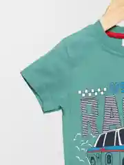Зеленый футболка на мальчика, 1 год