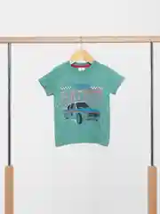 Зеленый футболка на мальчика, 1 год