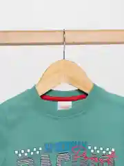 Зеленый футболка на мальчика, 1 год