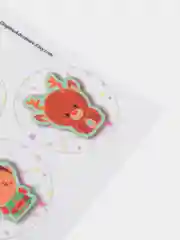 Фетр с рисунком "Новогодний", разные картинки
