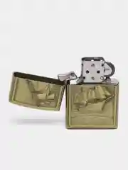 Зажигалка бензиновая "Корабль", в подарочной коробке