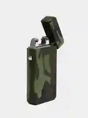 Зажигалка электронная в подарочной коробке, дуговая, USB, цвет хаки, 3.5 х 7 см