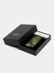 Зажигалка электронная в подарочной коробке, дуговая, USB, цвет хаки, 3.5 х 7 см