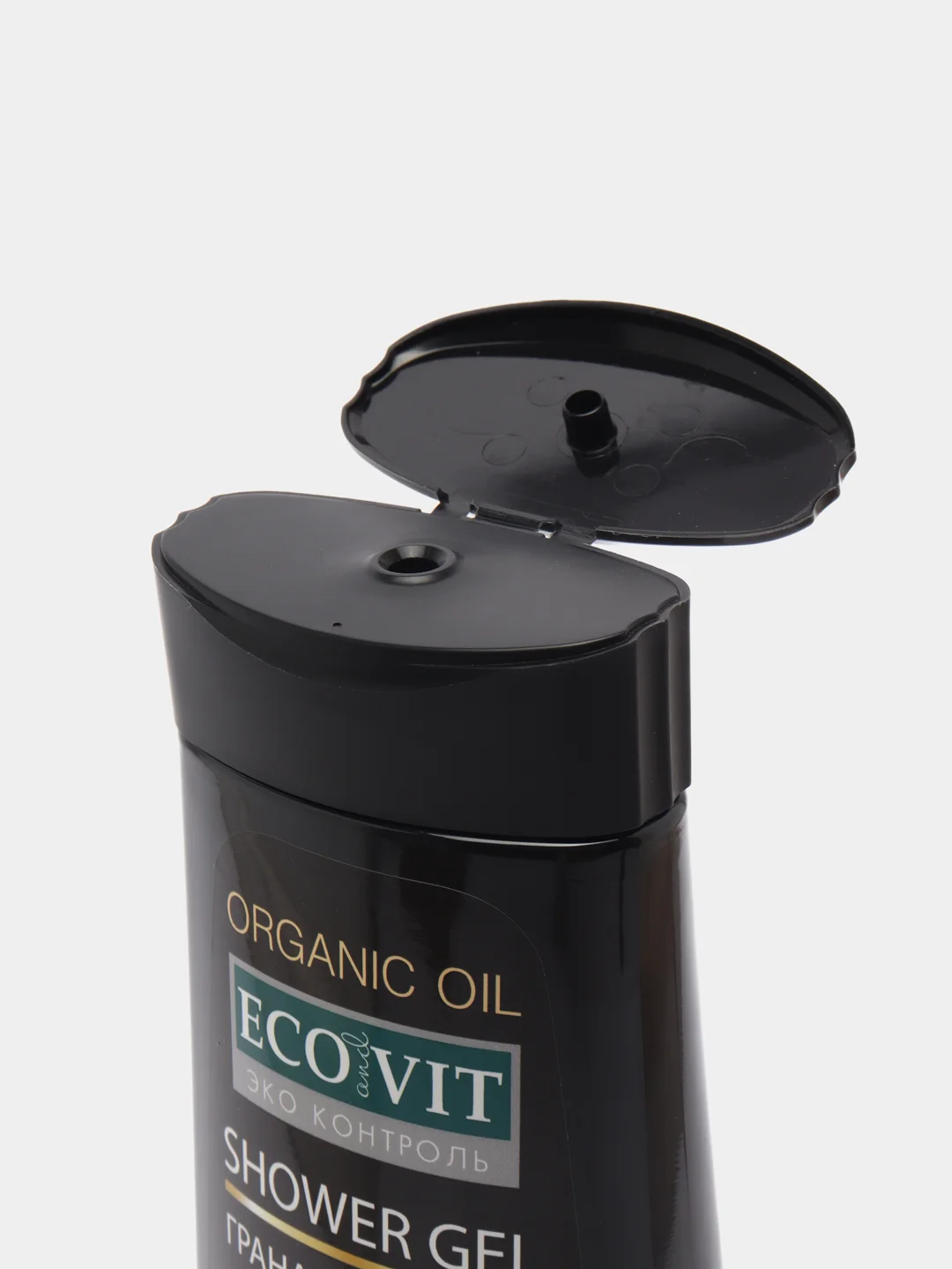Гель для душа ECO and VIT Oil тонизирующий, "Гранат и фундук", Organic oil, 400 мл
