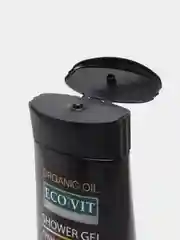 Гель для душа ECO and VIT Oil тонизирующий, "Гранат и фундук", Organic oil, 400 мл