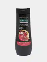 Гель для душа ECO and VIT Oil тонизирующий, "Гранат и фундук", Organic oil, 400 мл