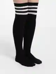 Черный гольфы высокие женские, 2 цвета