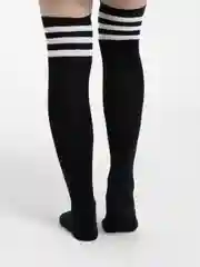 Черный гольфы высокие женские, 2 цвета