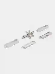 Красный шарм подвеска для часов на ремешок для apple watch 20-22 мм, кольца декоративные, набор 4-5шт