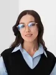 Прозрачный очки имиджевые