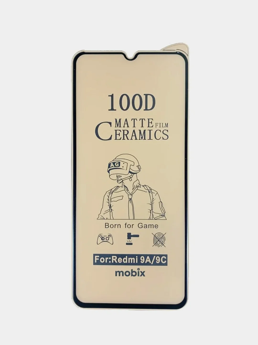 Защитное стекло-пленка CERAMIC для Xiaomi Redmi 9T 9A 9C 8A POCO X3 керамическое матовое
