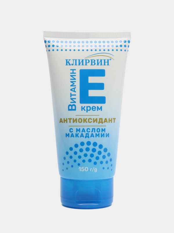 Антиоксидантный крем с витамином Е и маслом макадамии, Клирвин, 150г