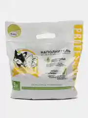 Наполнитель растительный для животных "Чистые Пушистые", зеленый чай, комкует, 5 л