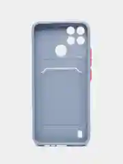 Серый чехол с отделением для пластиковой карточки REALME C21Y