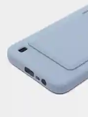 Серый чехол с отделением для пластиковой карточки REALME C21Y