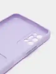 Лавандовый чехол с защитой камеры для Tecno Pova 2, с карманом для пластиковой карты