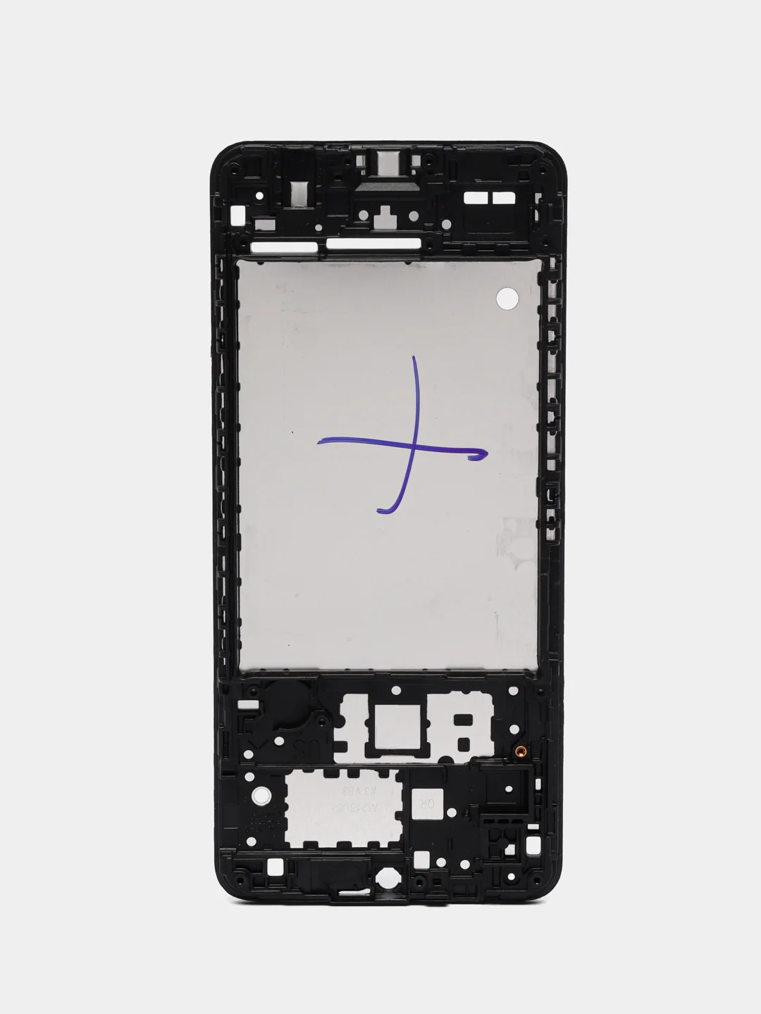 Черный рамка дисплея для Samsung A10 A12 A31 A50 A11 A04 A03s M11 M12 A13 A14 M14