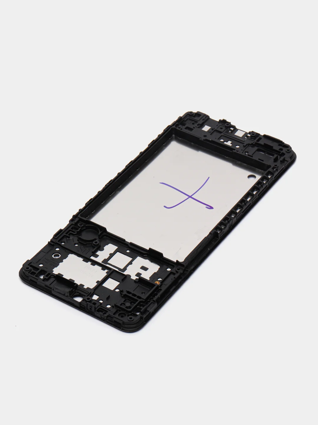 Черный рамка дисплея для Samsung A10 A12 A31 A50 A11 A04 A03s M11 M12 A13 A14 M14