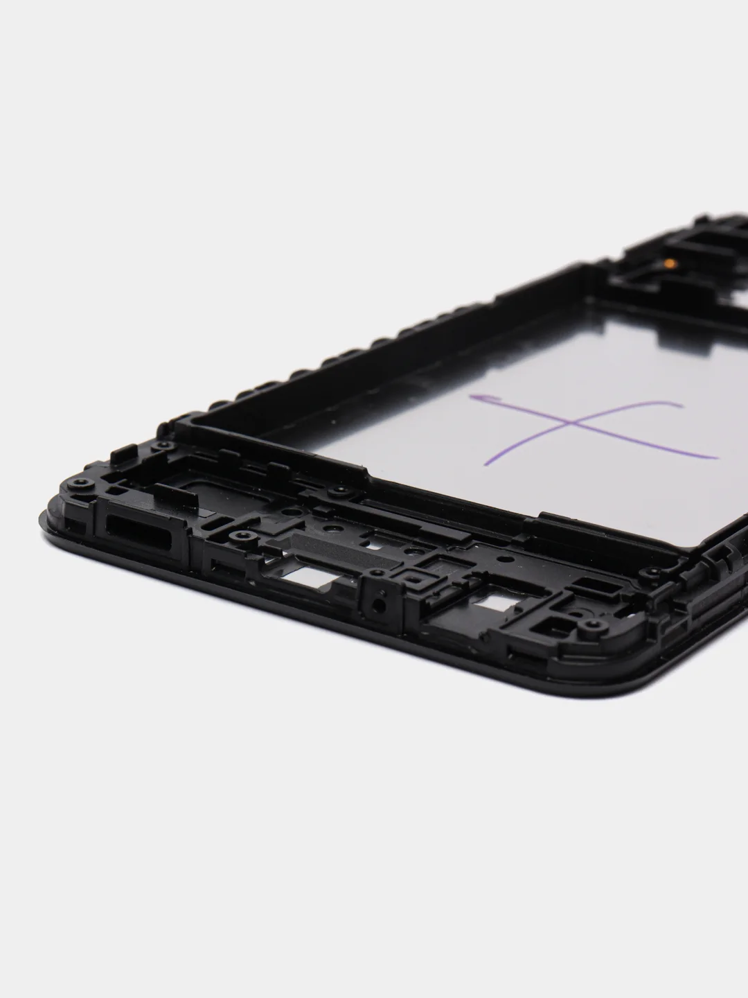 Черный рамка дисплея для Samsung A10 A12 A31 A50 A11 A04 A03s M11 M12 A13 A14 M14