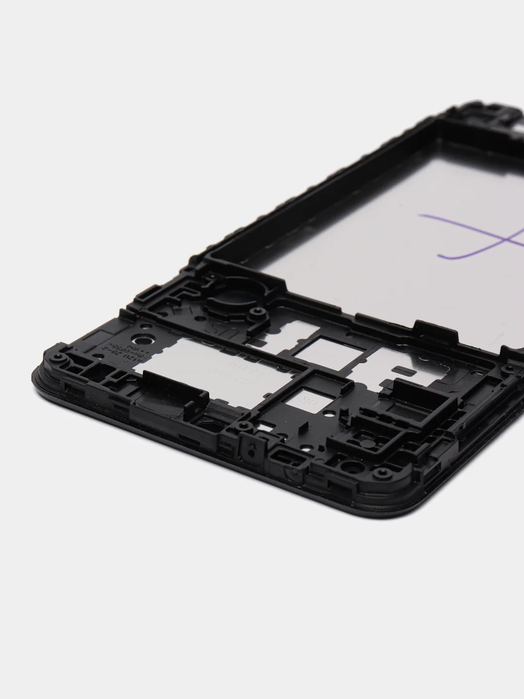 Черный рамка дисплея для Samsung A10 A12 A31 A50 A11 A04 A03s M11 M12 A13 A14 M14