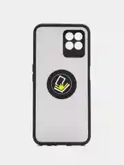 Чехол для Realme 8i, Narzo 50 с магнитом и кольцом противоударный
