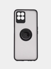 Чехол для Realme 8i, Narzo 50 с магнитом и кольцом противоударный