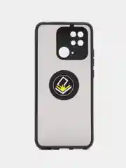 Чехол противоударный Xiaomi Redmi 10C и POCO C40 с магнитом и кольцом