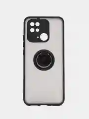 Чехол противоударный Xiaomi Redmi 10C и POCO C40 с магнитом и кольцом