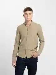 Зеленый рубашка мужская габардин, джинса