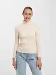 Бежевый водолазка женская