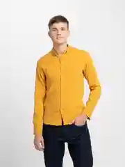 Медный рубашка мужская габардин, джинса