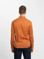 Бронзовый рубашка мужская габардин, джинса