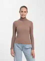 Хаки водолазка женская