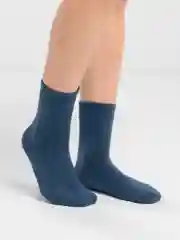 Лазурный носки из собачьей шерсти, женские