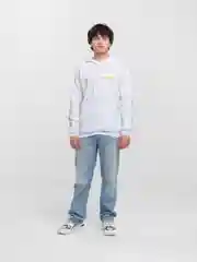 Белый худи унисекс