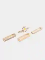 Индиго шарм подвеска для часов на ремешок для apple watch 20-22 мм, кольца декоративные, набор 4-5шт