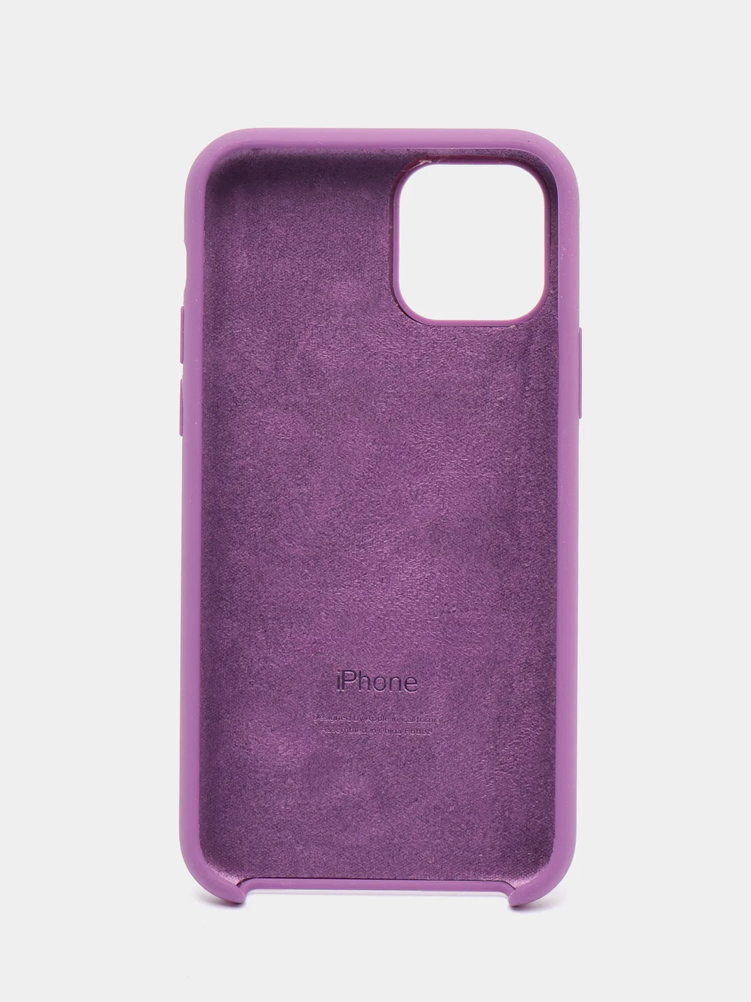 Фиолетовый чехол Silicone Case силиконовый для iPhone (айфон)