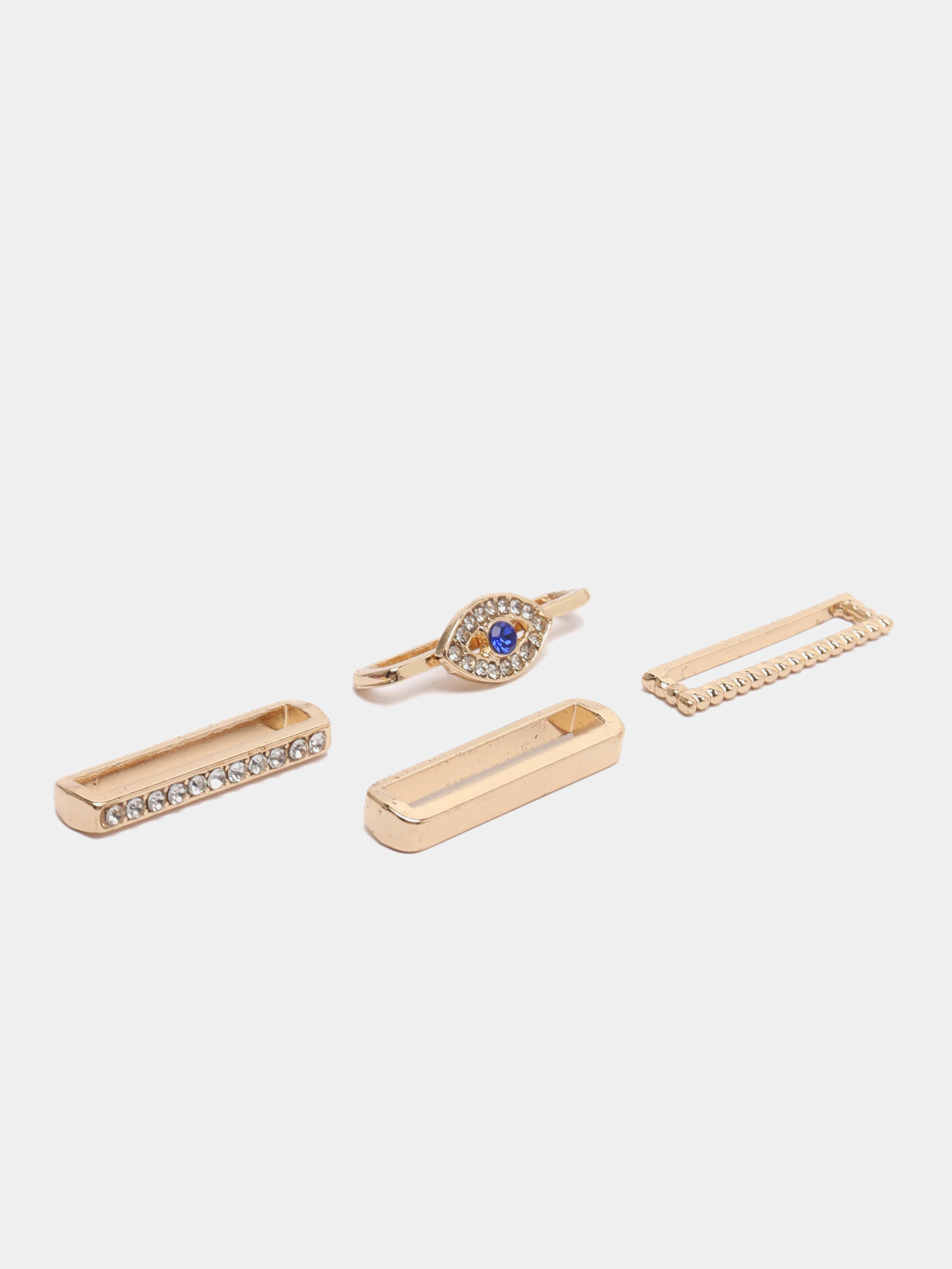 Золотой шарм подвеска для часов на ремешок для apple watch 20-22 мм, кольца декоративные, набор 4-5шт