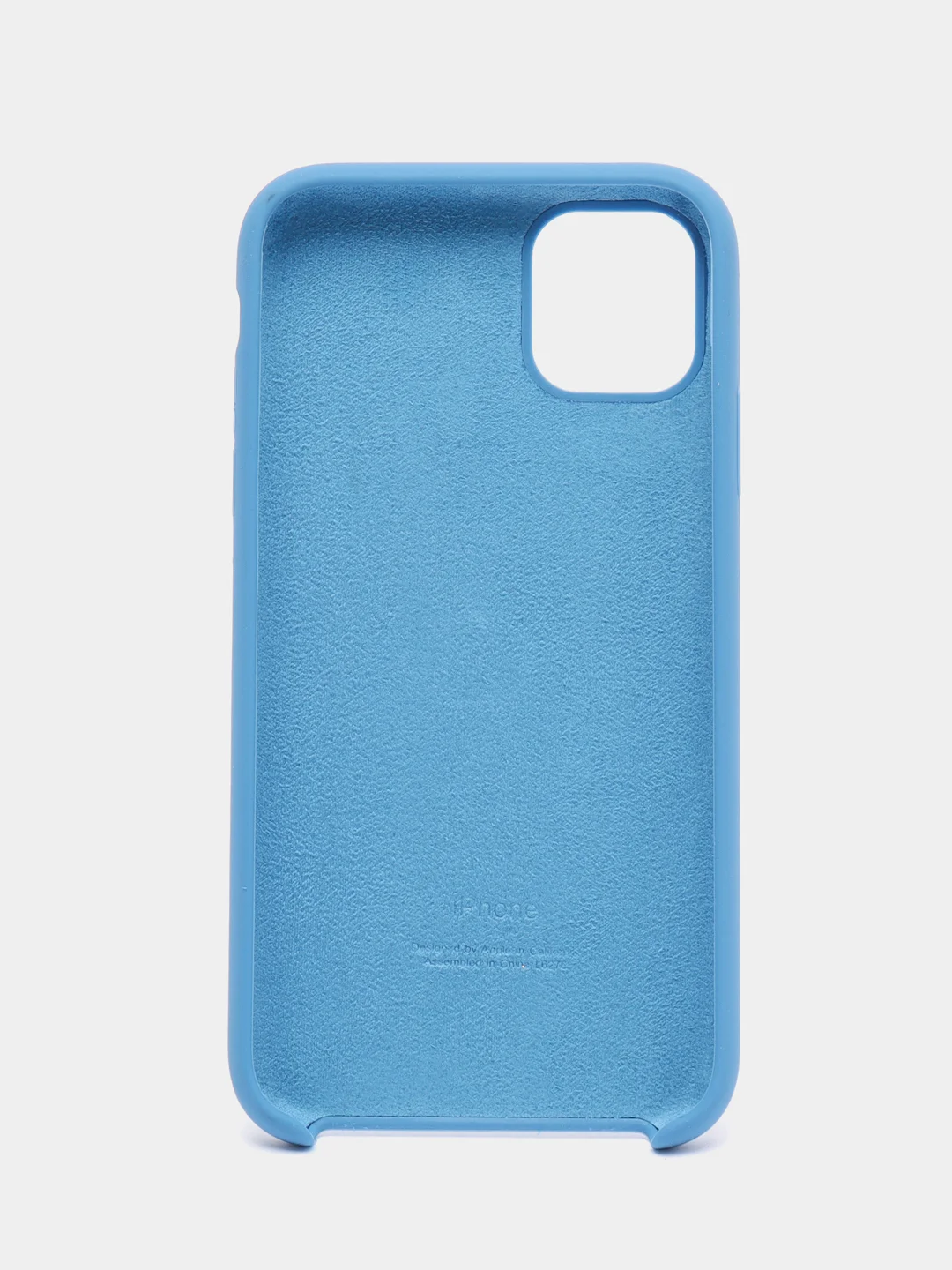 Синий чехол Silicone Case силиконовый для iPhone (айфон)