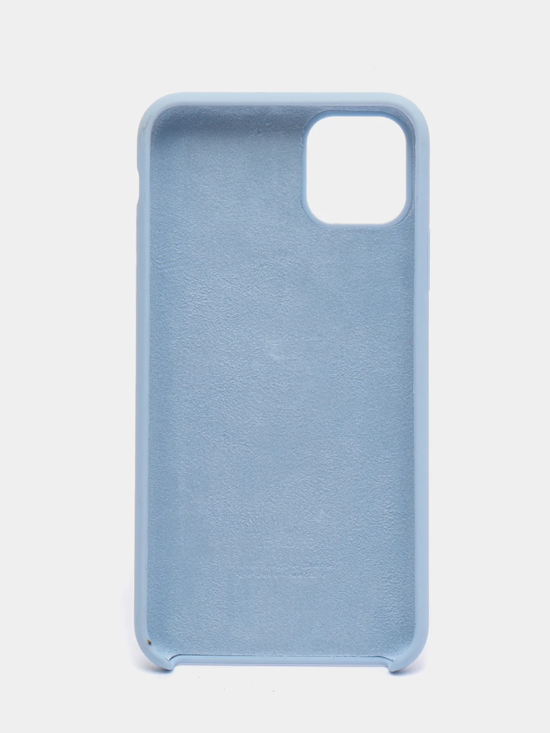 Небесно-голубой чехол Silicone Case силиконовый для iPhone (айфон)