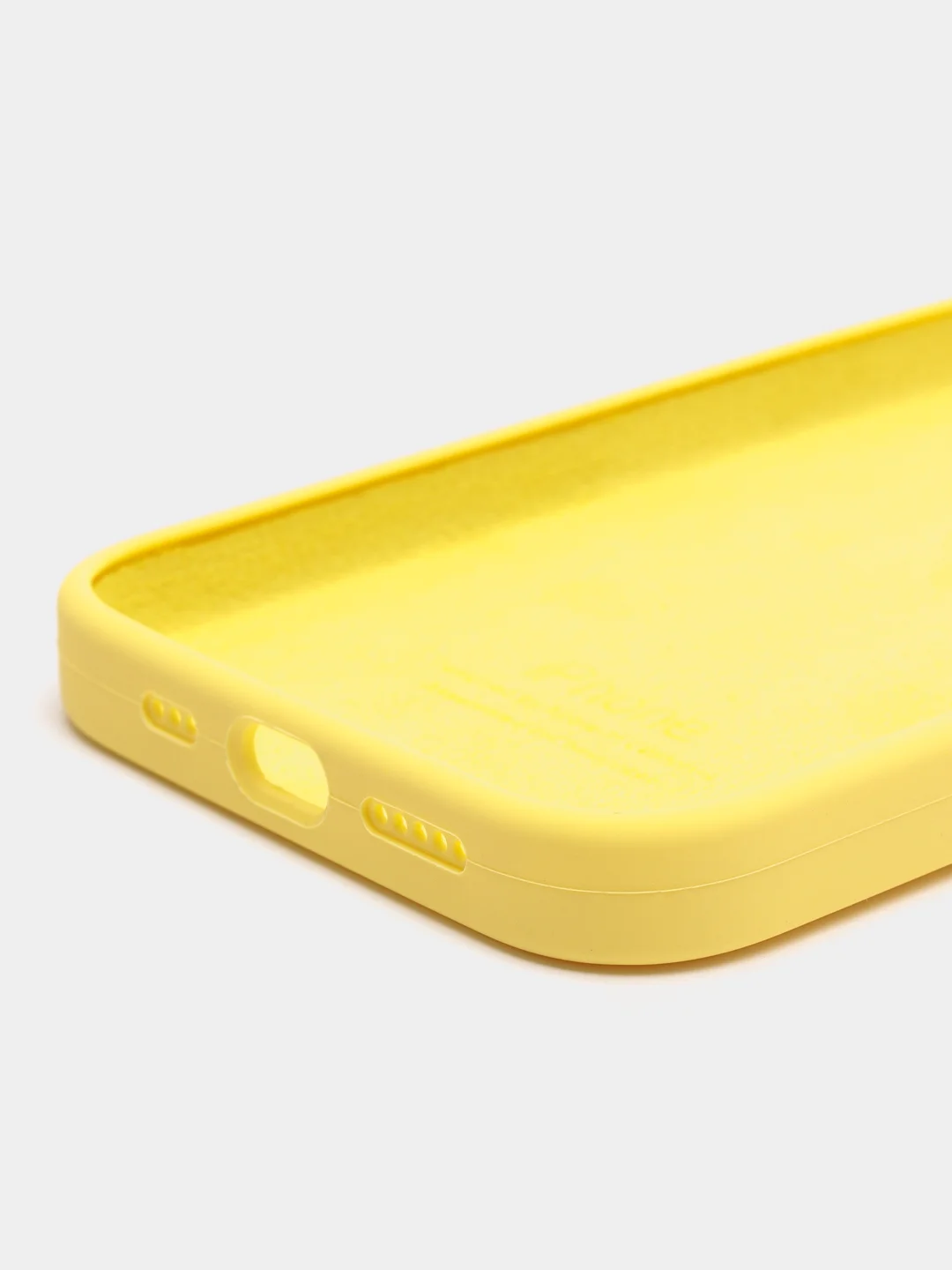 Желтый чехол Silicone Case силиконовый для iPhone (айфон)