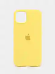 Желтый чехол Silicone Case силиконовый для iPhone (айфон)
