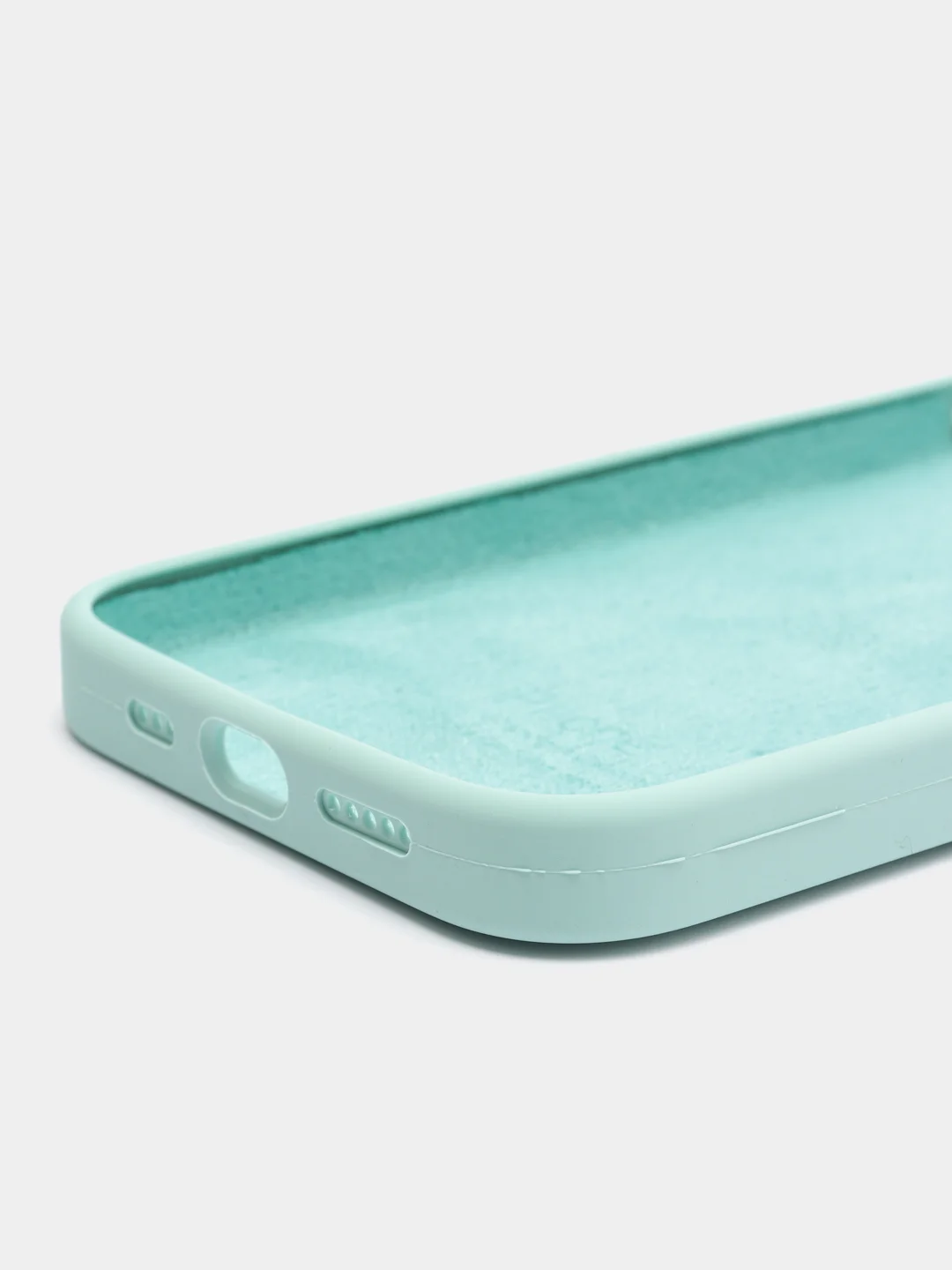 Мятный чехол Silicone Case силиконовый для iPhone (айфон)