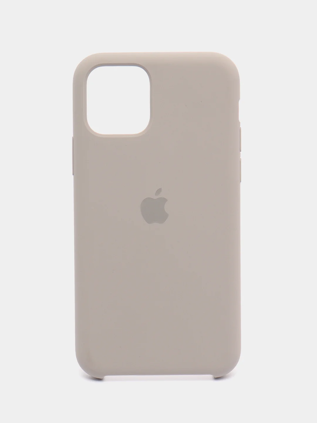 Серый чехол Silicone Case силиконовый для iPhone (айфон)