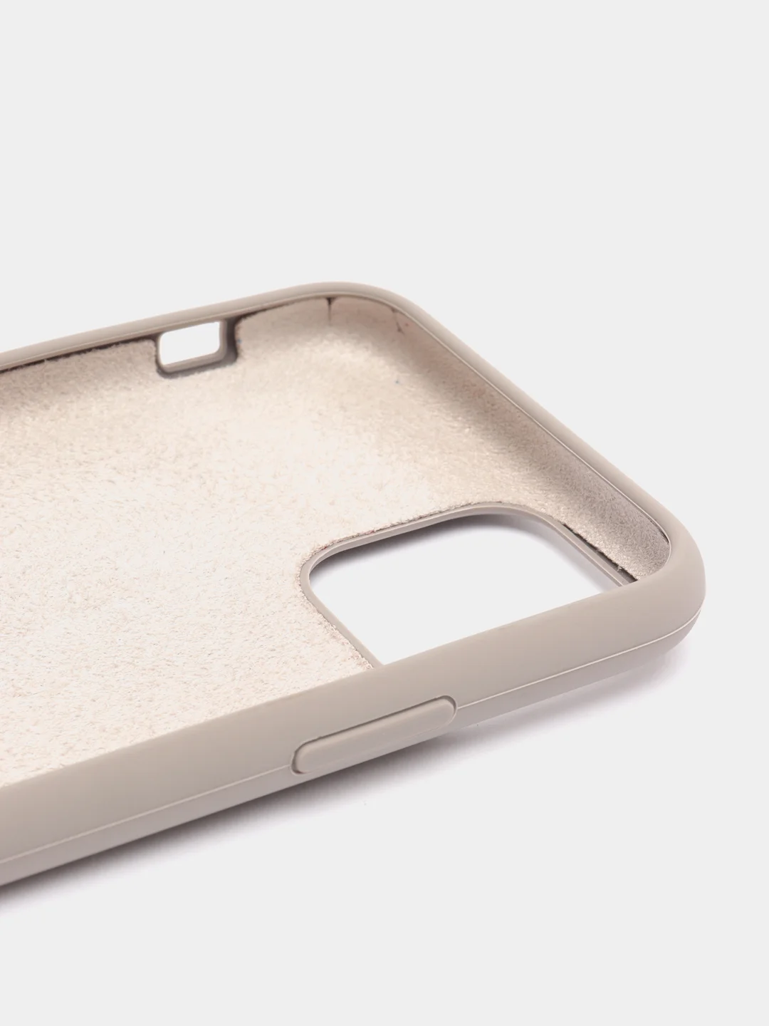 Серый чехол Silicone Case силиконовый для iPhone (айфон)
