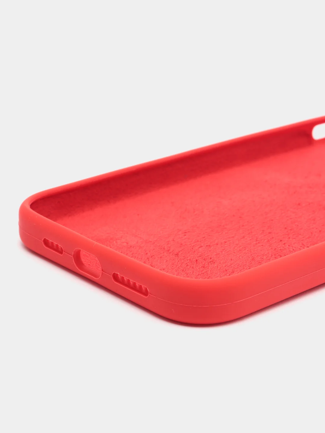 Красный чехол Silicone Case силиконовый для iPhone (айфон)