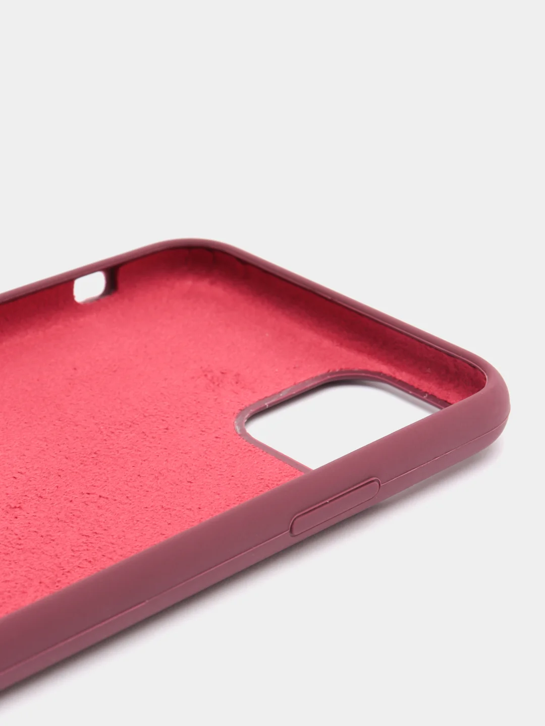 Бордовый чехол Silicone Case силиконовый для iPhone (айфон)