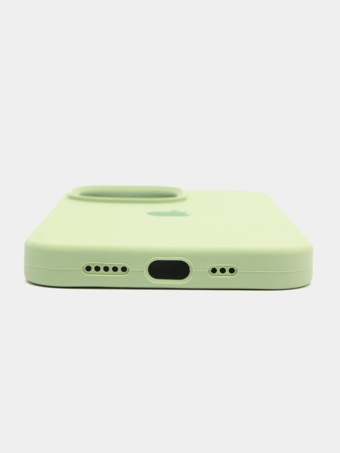 Салатовый чехол Silicone Case силиконовый для iPhone (айфон)