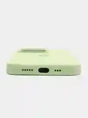 Салатовый чехол Silicone Case силиконовый для iPhone (айфон)